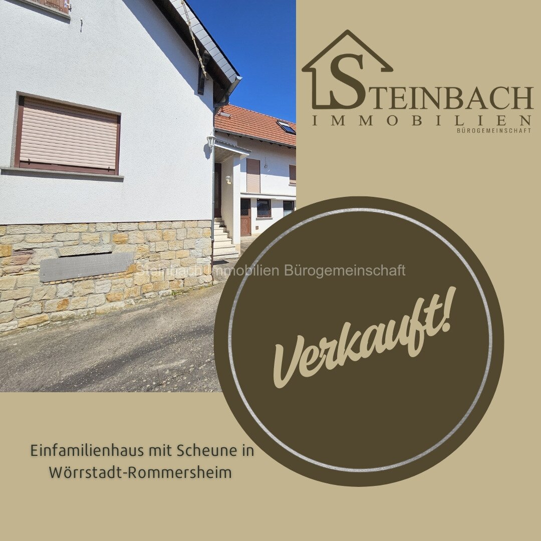 Wörrstadt-Rommersheim: Einfamilienhaus mit Scheune in Wörrstadt-Rommersheim 