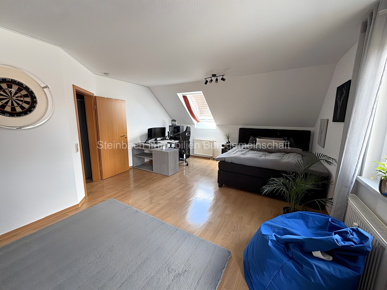Wohnzimmer mit Esszimmer oder Schlafzimmer